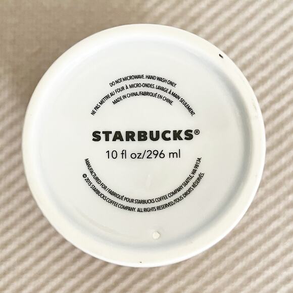 Starbucks “Best Day Ever” Confetti Ceramic Mug with Lid – 10 oz (2015) - Picture 6 of 8